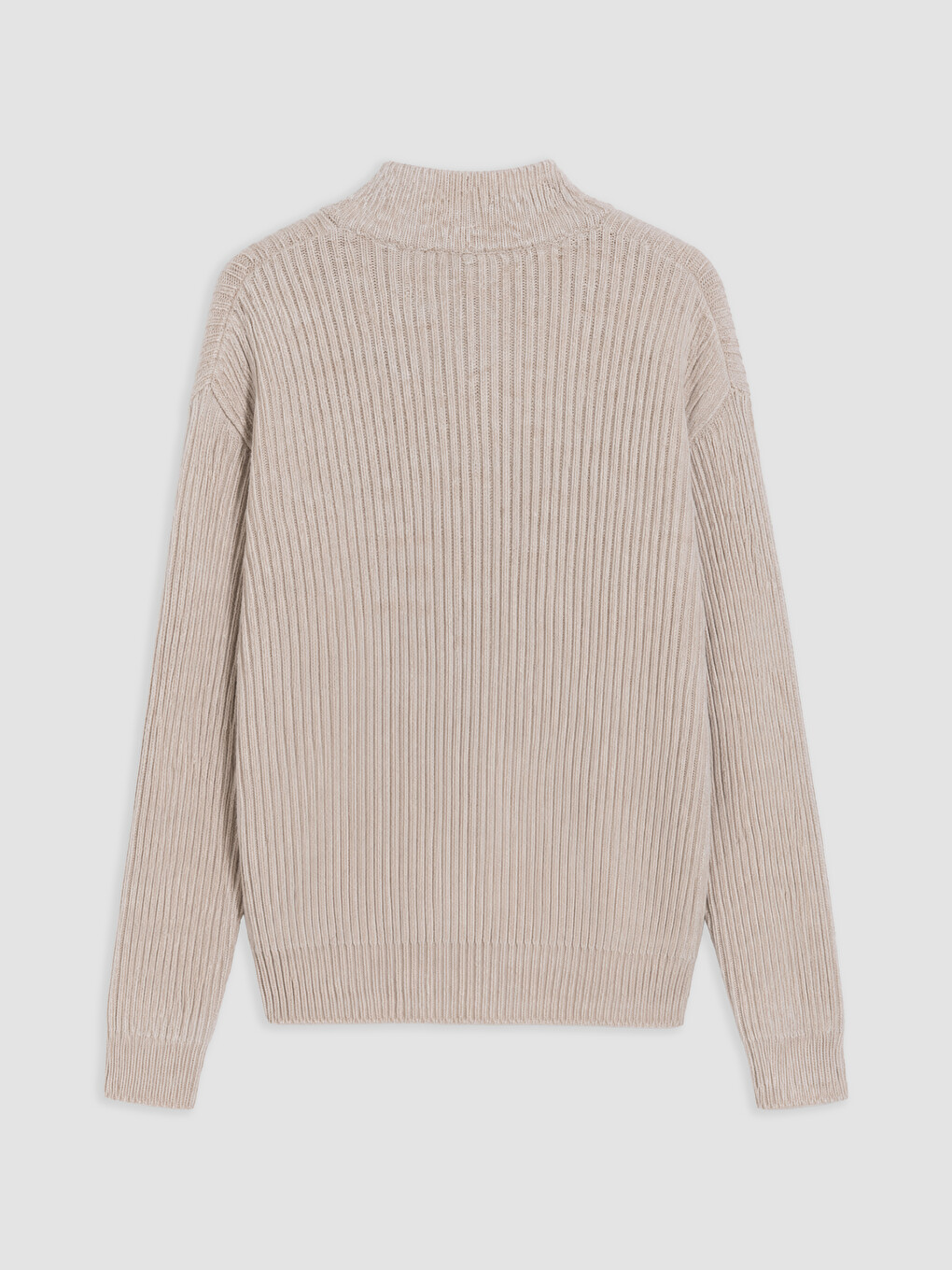 Regular Fit Mock Neck Men's Knitwear Cardigan-5