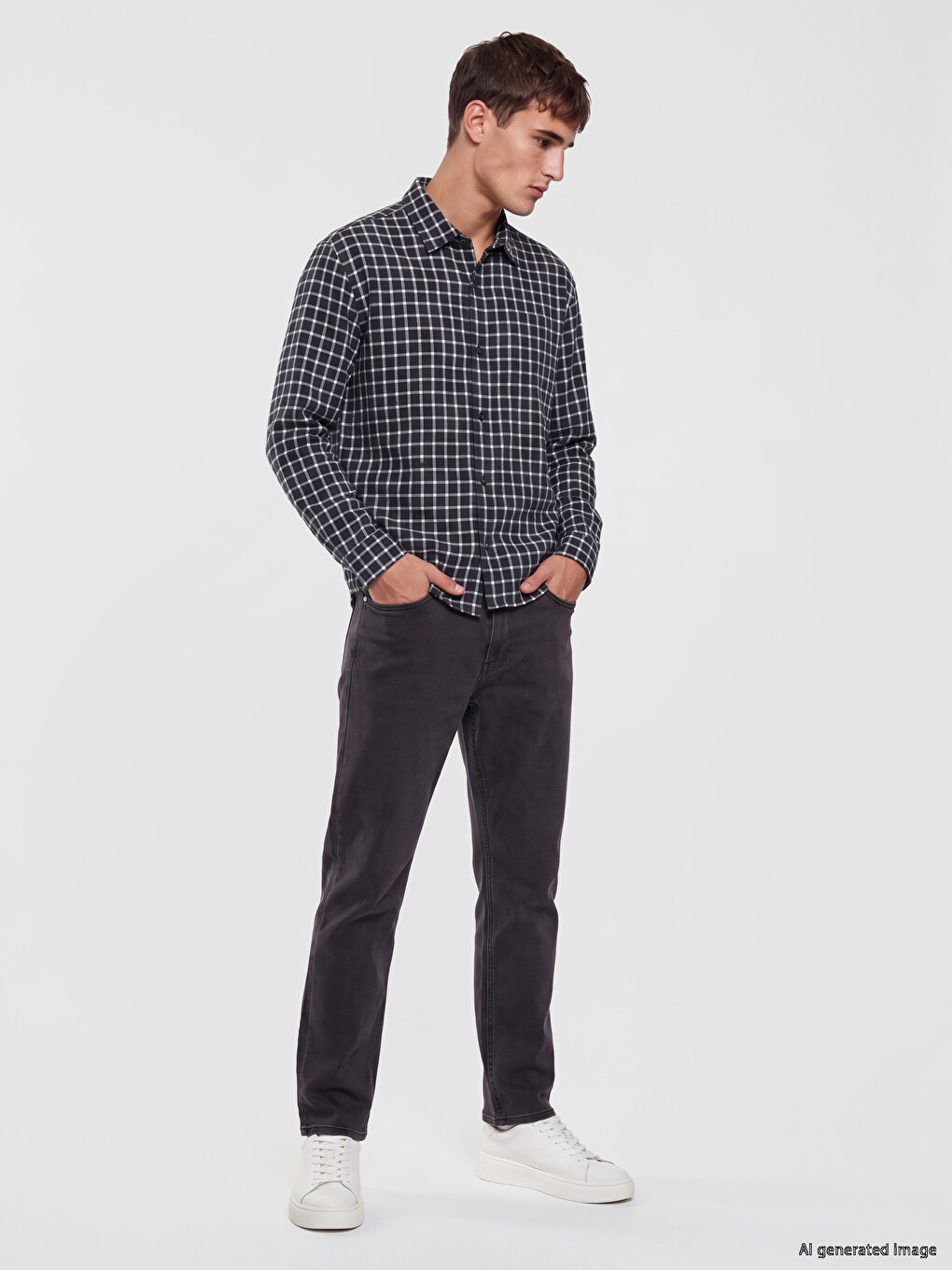 Siyah 779 Regular Fit Erkek Jean Pantolon