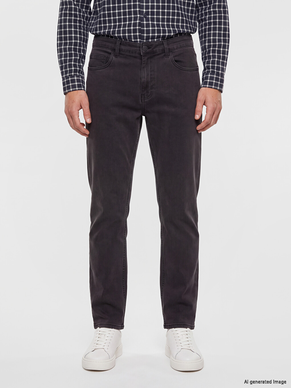 Siyah 779 Regular Fit Erkek Jean Pantolon-1
