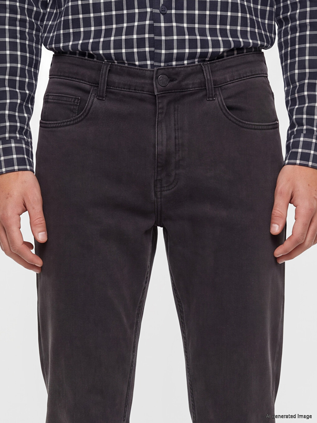 Siyah 779 Regular Fit Erkek Jean Pantolon-2