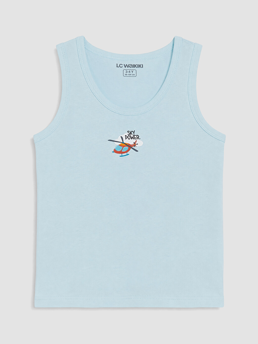 Crew Neck Boys' Underwear Vest 2 Pack-1