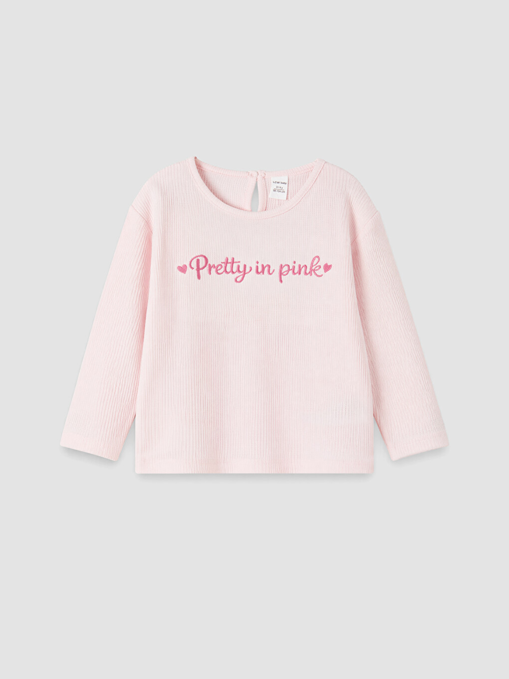 Pembe Nakışlı Kız Çocuk Takım-1