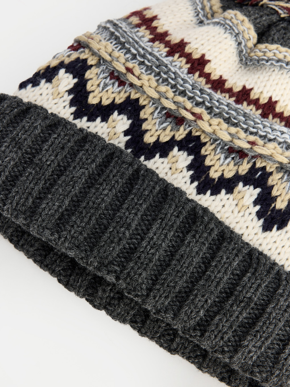 Boys' Pom-pom Knit Beanie-1
