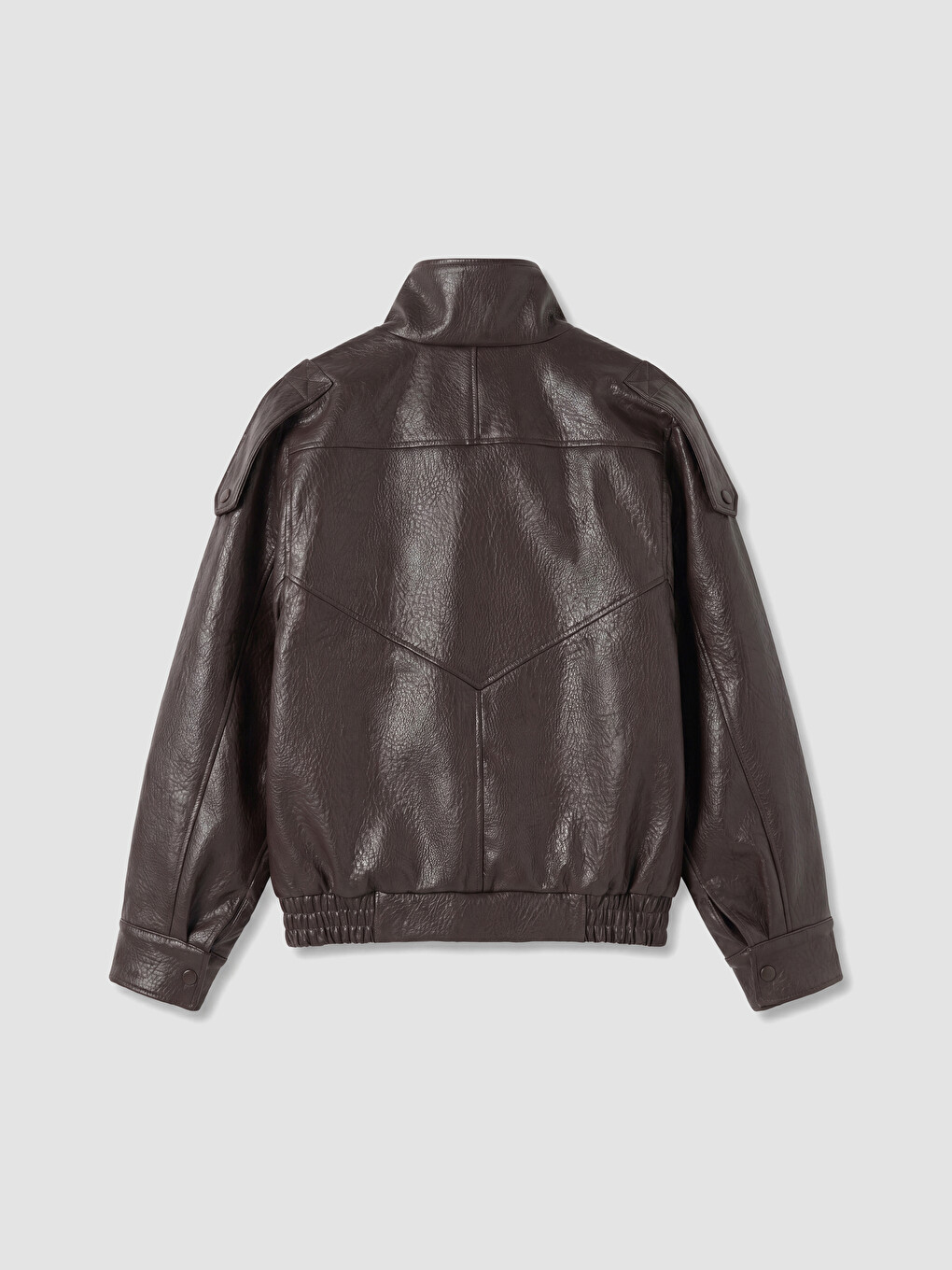 Frau Braun Kunstlederjacke-4