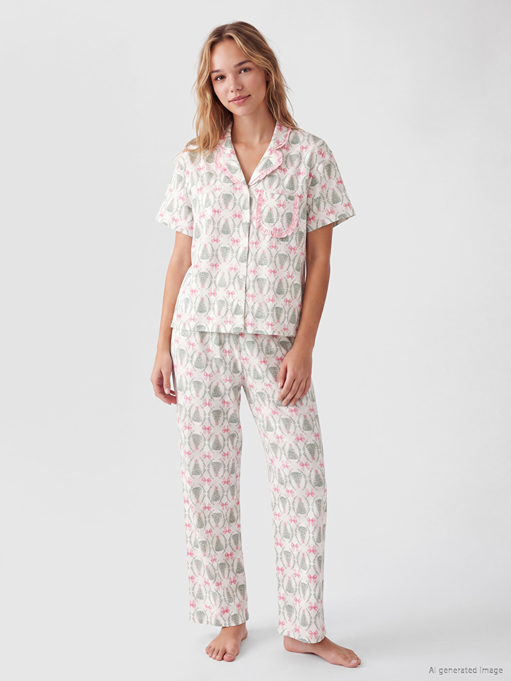 New Year Themed Women's Pyjamas Set-1