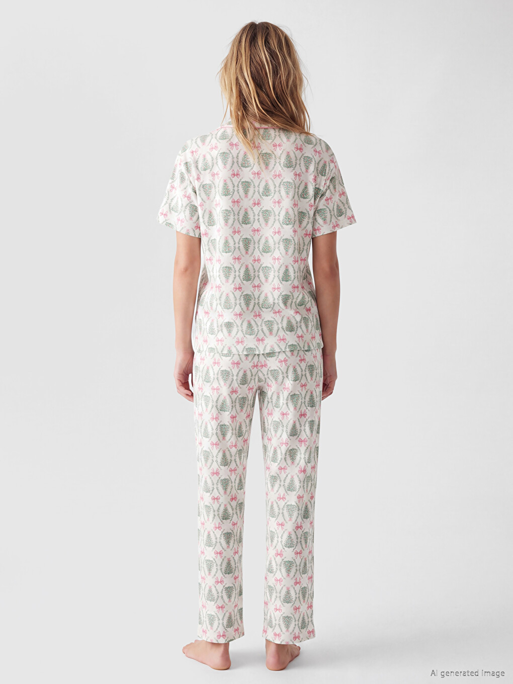 New Year Themed Women's Pyjamas Set-3