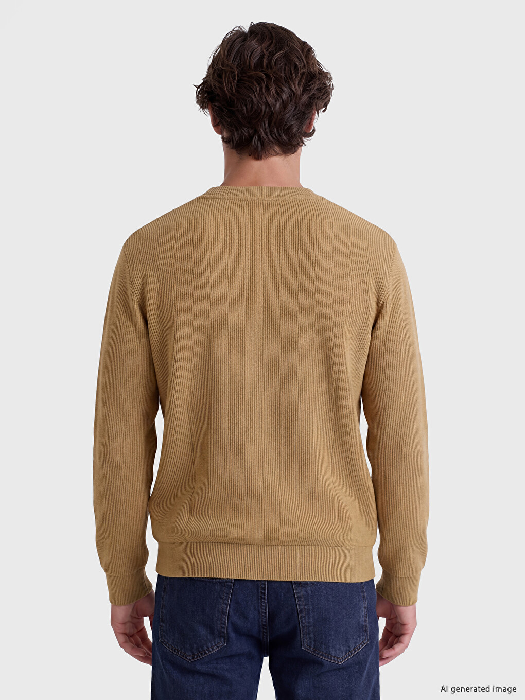 Crew Neck Men's Sweatshirt-3