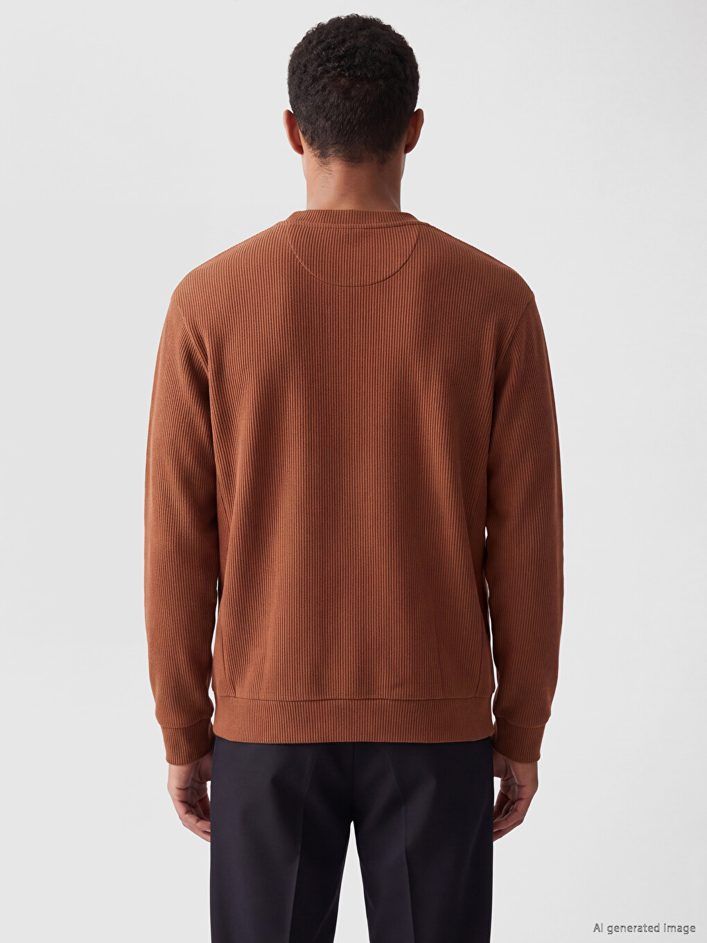Crew Neck Men's Sweatshirt-3