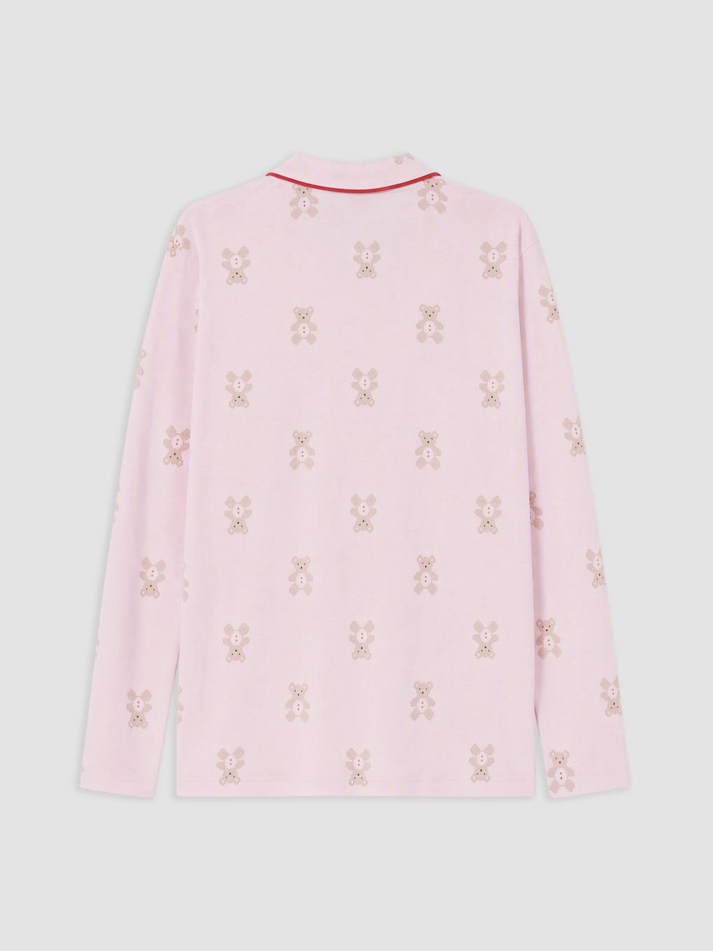 Pembe Ayıcık Baskılı Kadın Pijama Takımı-6