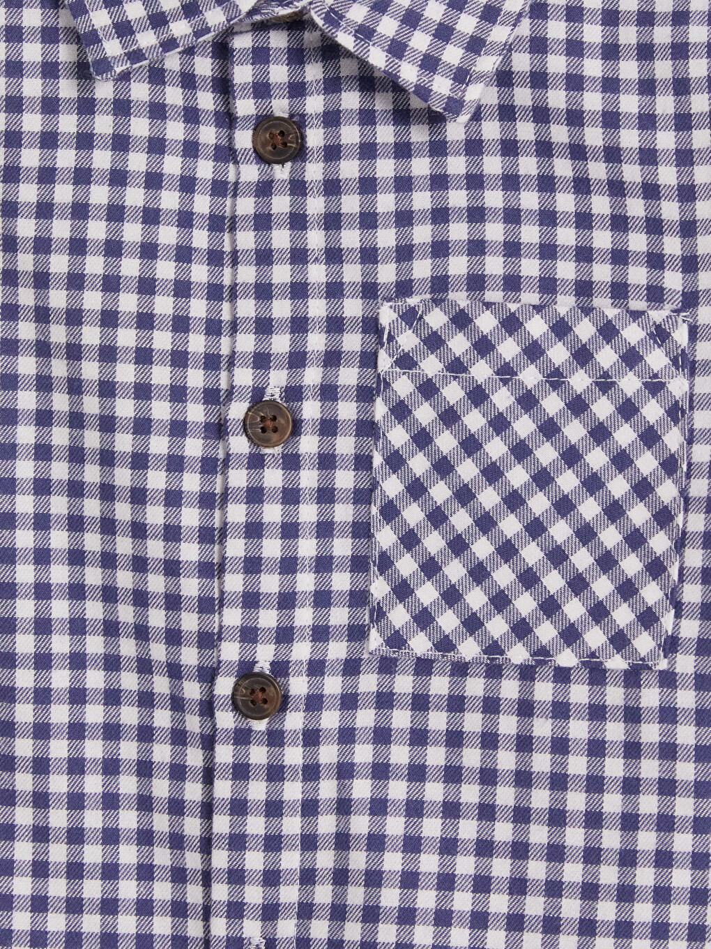 Plaid Patterned Boys' Shirt-1