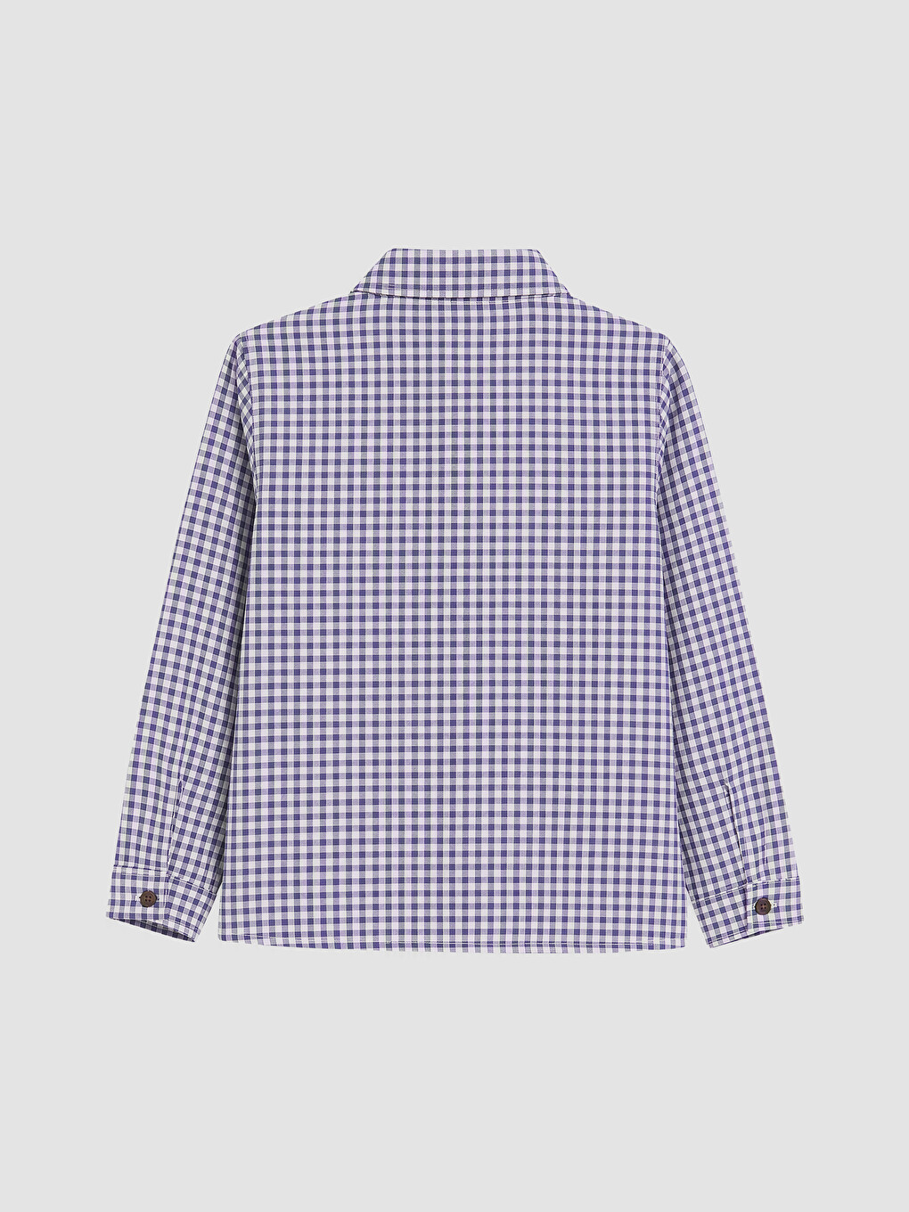 Plaid Patterned Boys' Shirt-2