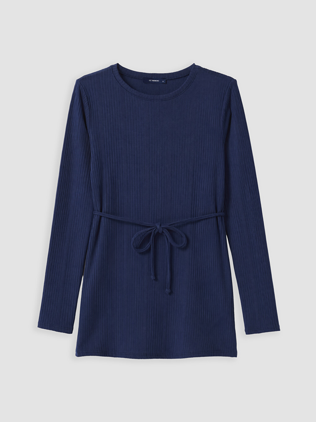 Crew Neck Women's Sweatshirt Tunic-4
