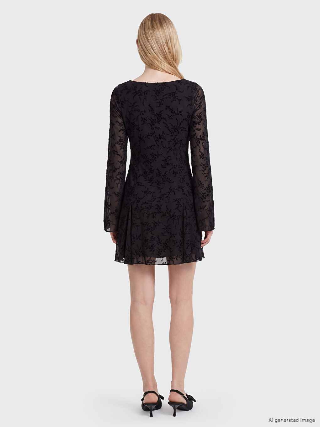 A Form Mini Evening Dress-3