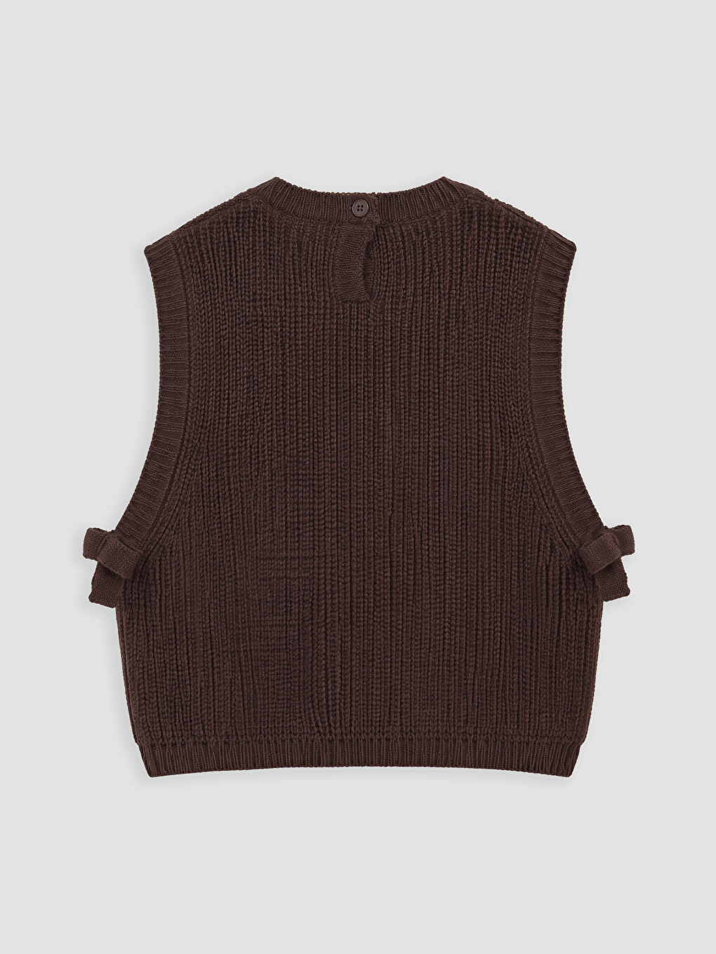 Girls' Embroidered Knitwear Sweater Vest And Shirt Set-6