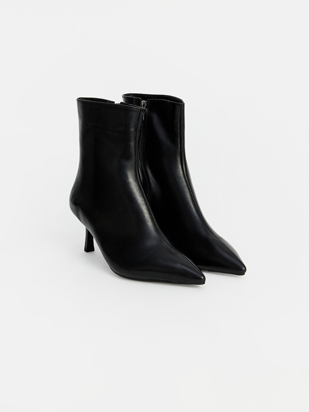 Pointed Toe Zippered Stiletto Heel Women's Boot-1