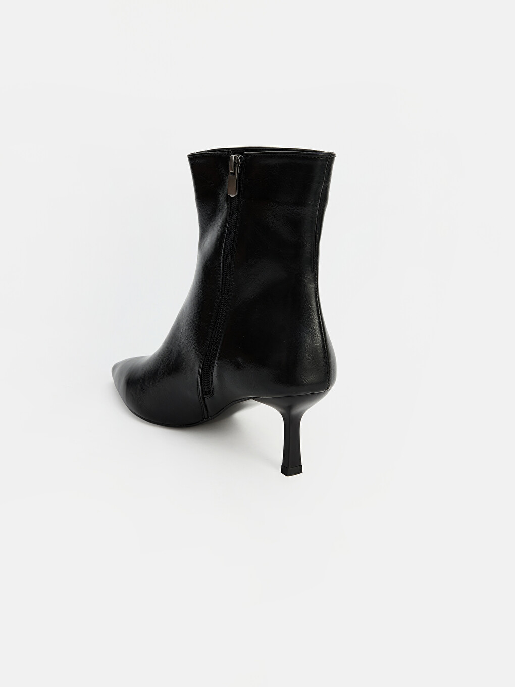 Pointed Toe Zippered Stiletto Heel Women's Boot-3