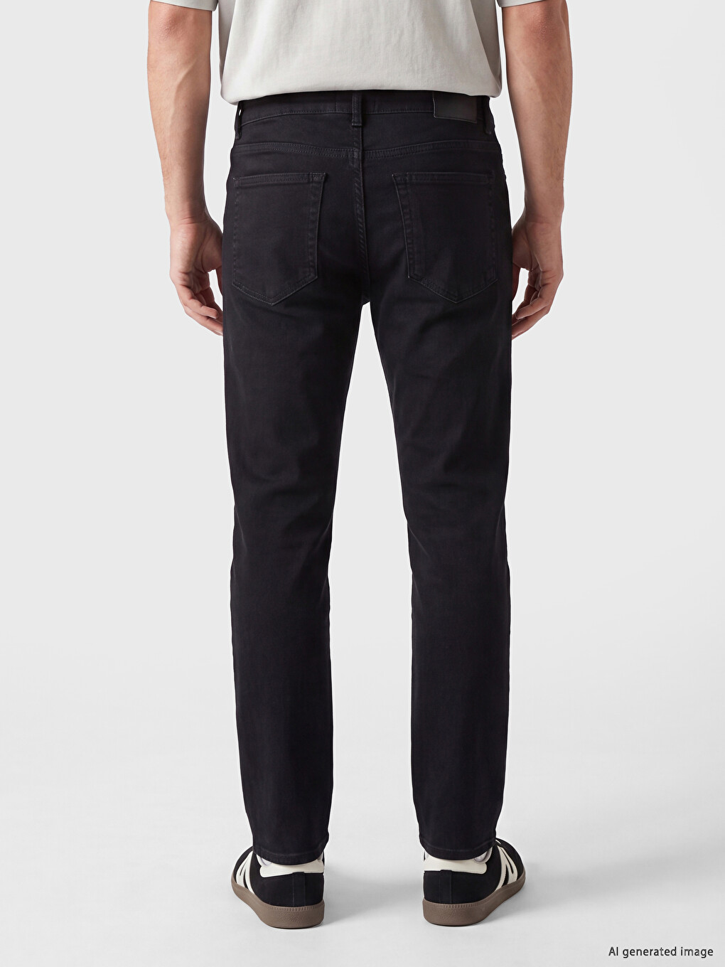 Siyah 779 Regular Fit Erkek Jean Pantolon-2