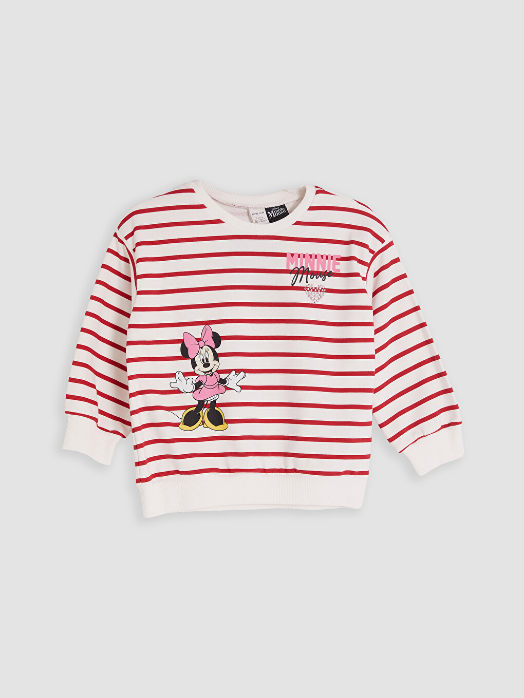 Kırmızı Minnie Mouse Lisanslı Kız Çocuk Takım-1