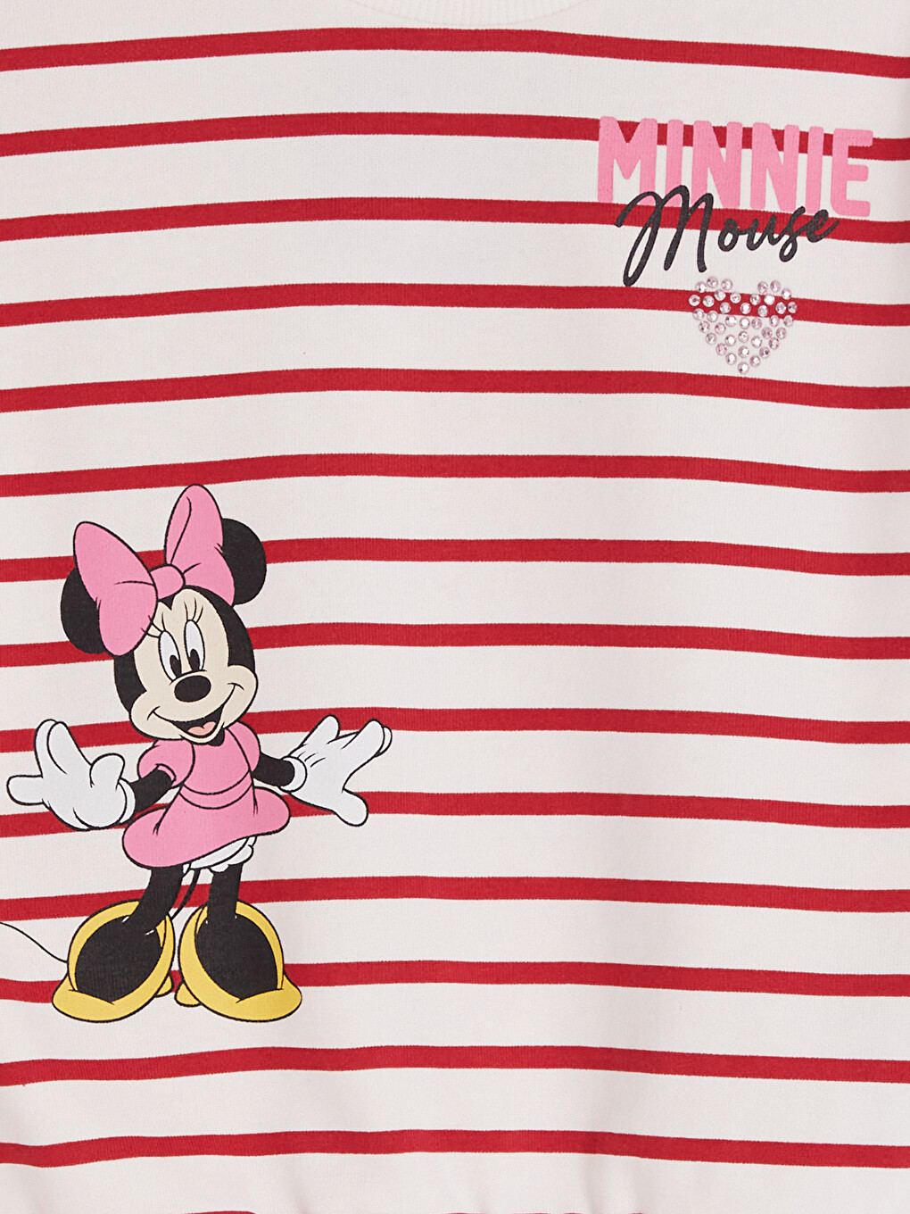 Kırmızı Minnie Mouse Lisanslı Kız Çocuk Takım-2