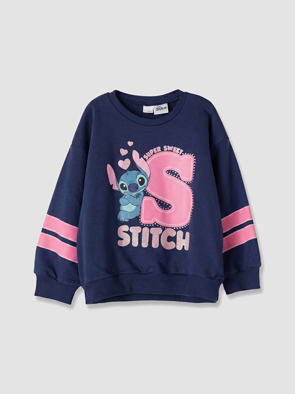 Stitch And Angel Printed Girls' Set-1