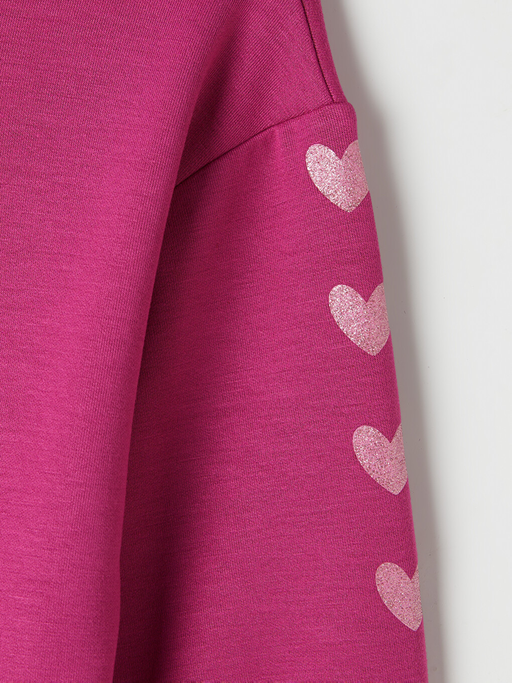 Fuşya Hello Kitty Baskılı Kız Çocuk Sweatshirt-1