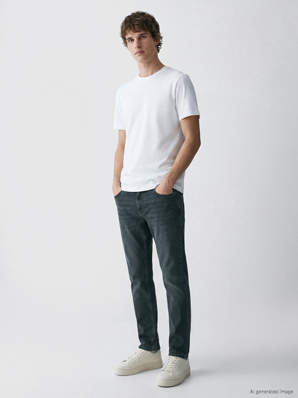 Yeşil 779 Regular Fit Erkek Jean Pantolon-1