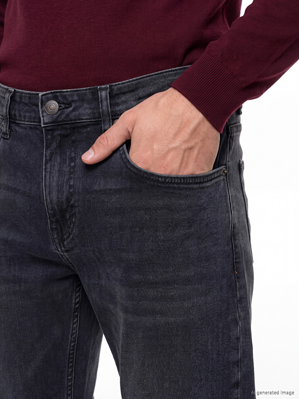 Yeşil 779 Regular Fit Erkek Jean Pantolon-2