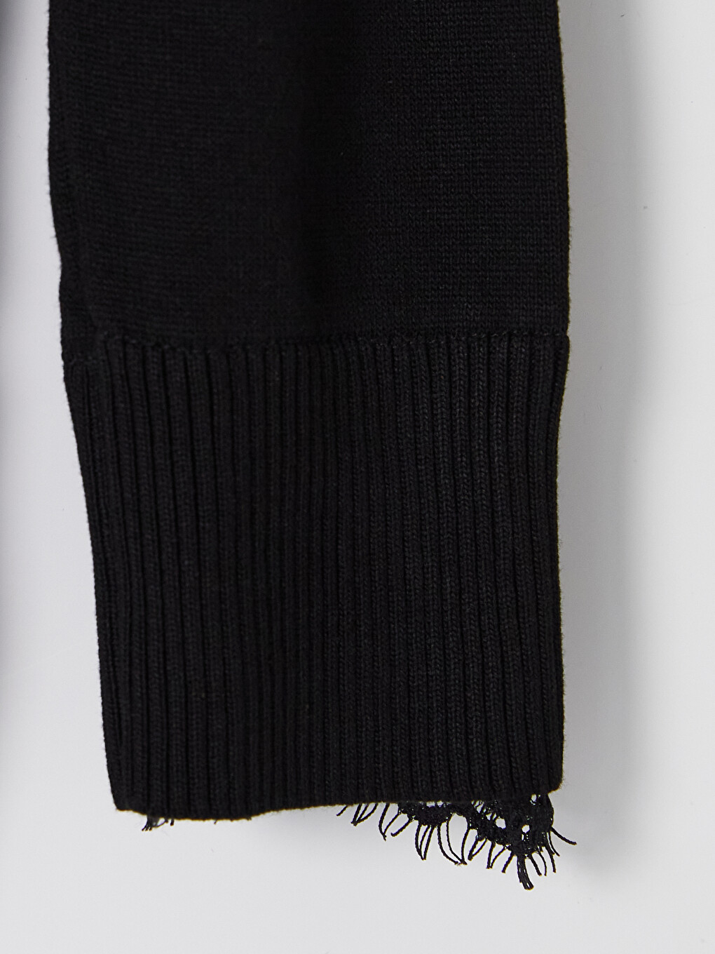 Crew Neck Lace Detailed Women's Knitwear Sweater-6