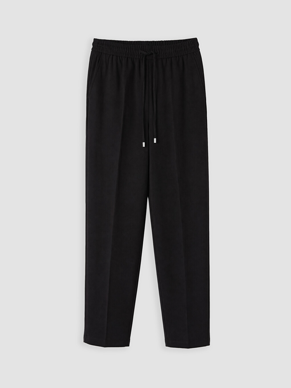 Elastic Waist Standard Fit Women's Trousers-4