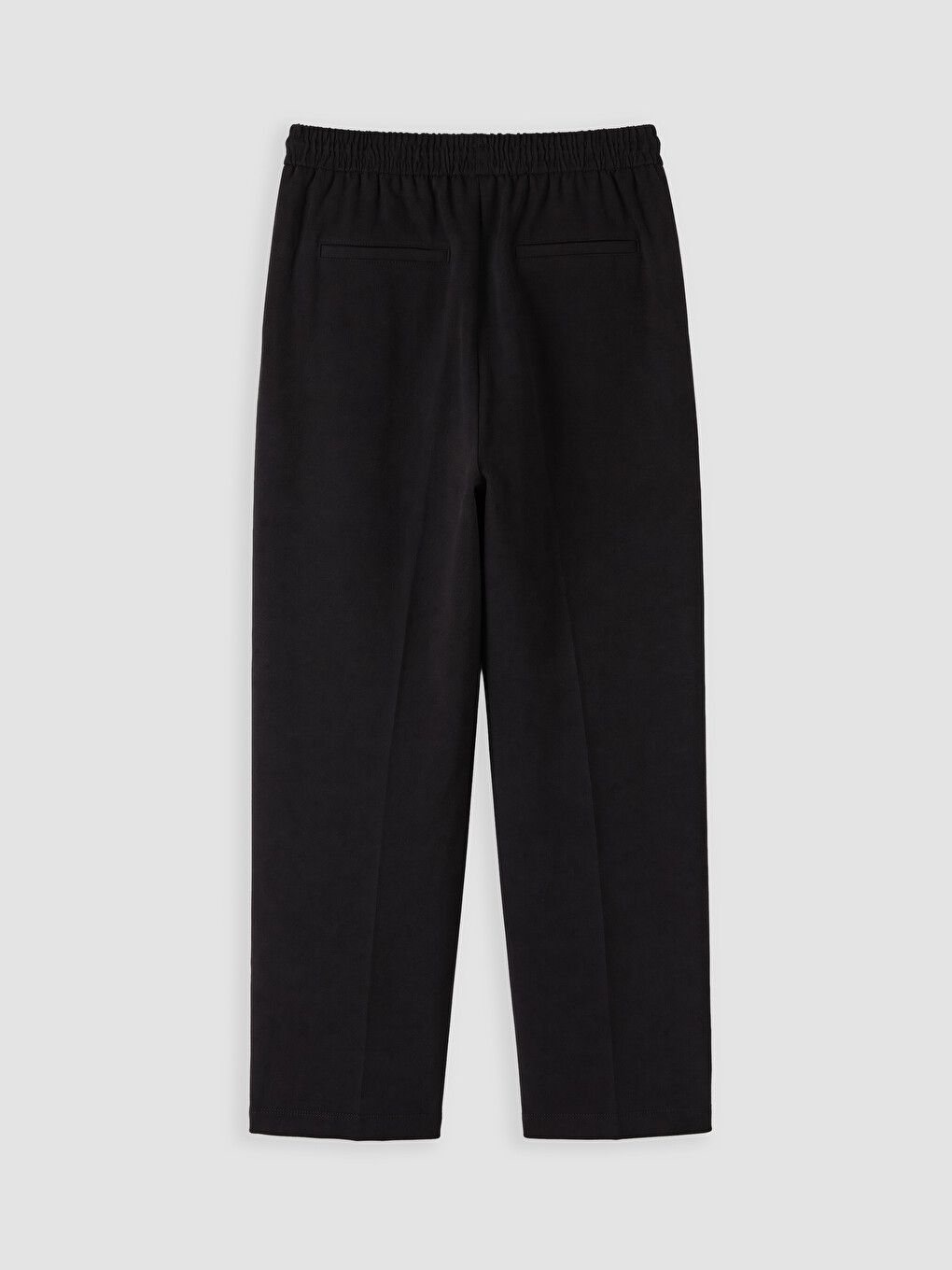 Elastic Waist Standard Fit Women's Trousers-6