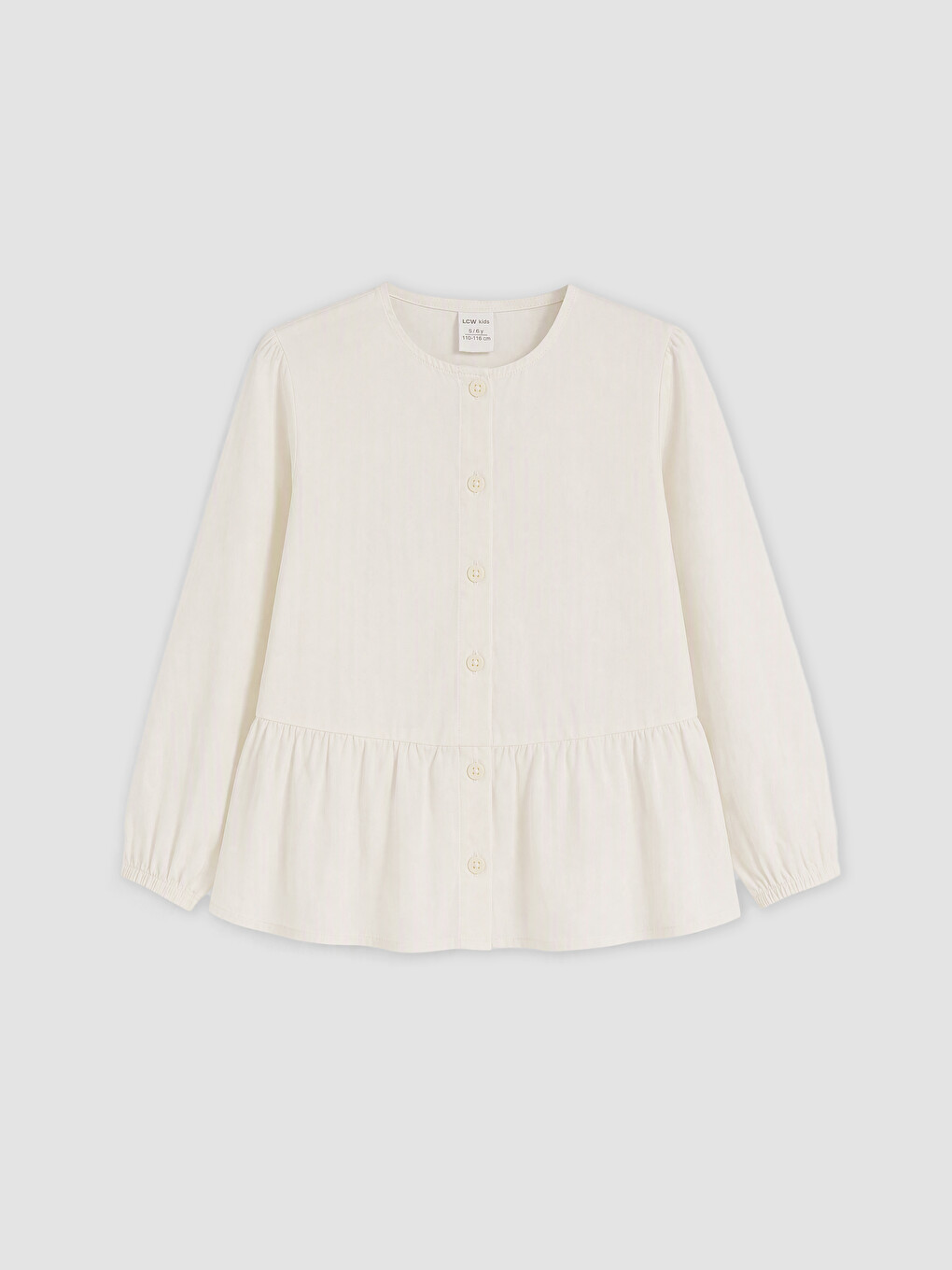 Girl Ecru Shirt-4