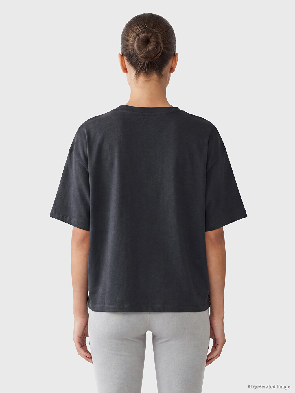 Tricou Sport Gri Femeie-3