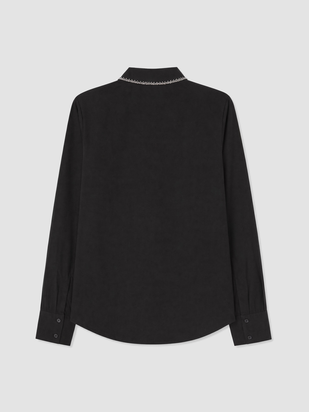 Rhinestone Embellished Women's Shirt-6