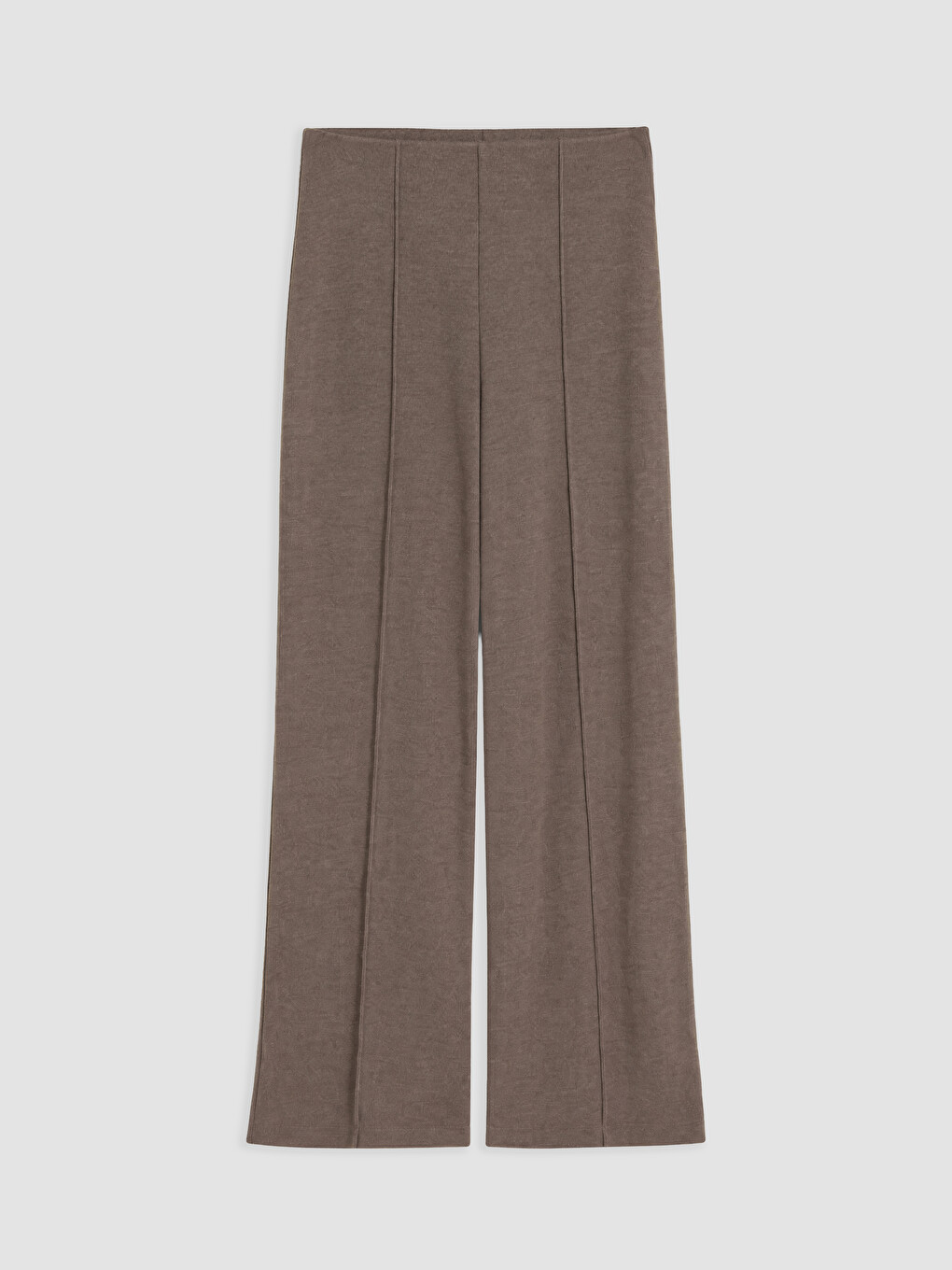 Elastic Waist Women's Knitwear Trousers-3