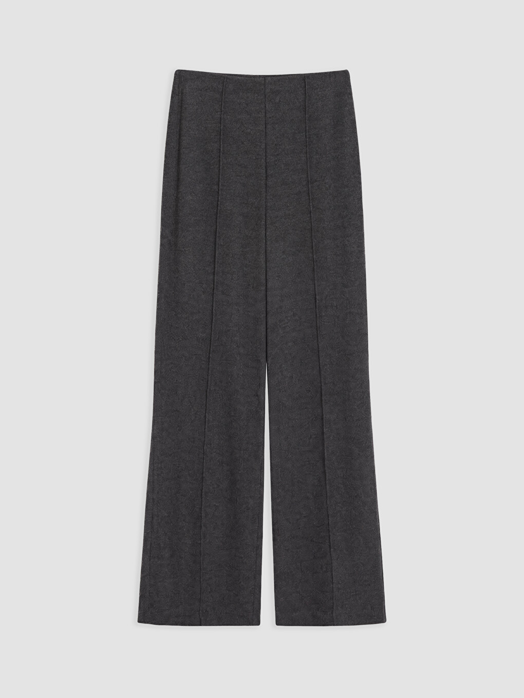 Elastic Waist Women's Knitwear Trousers-4