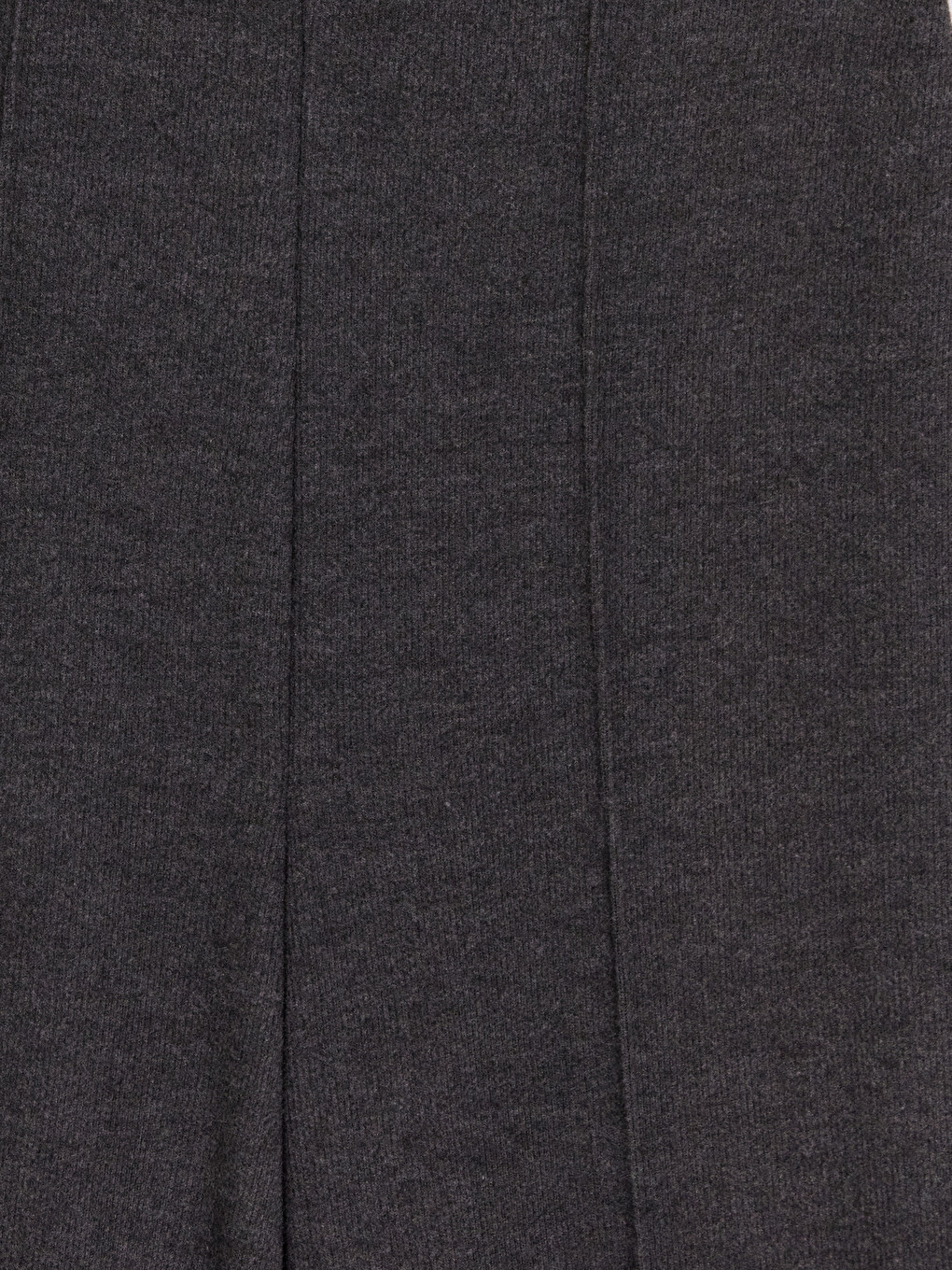Elastic Waist Women's Knitwear Trousers-6