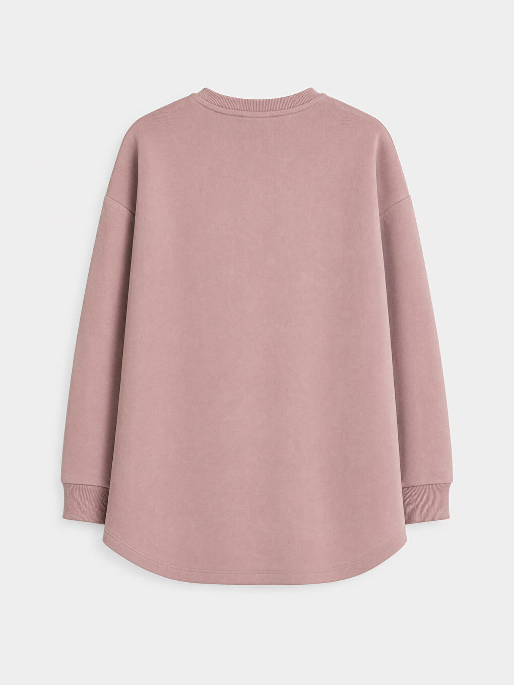 Woman Pink Sweatshirt Tunic-1