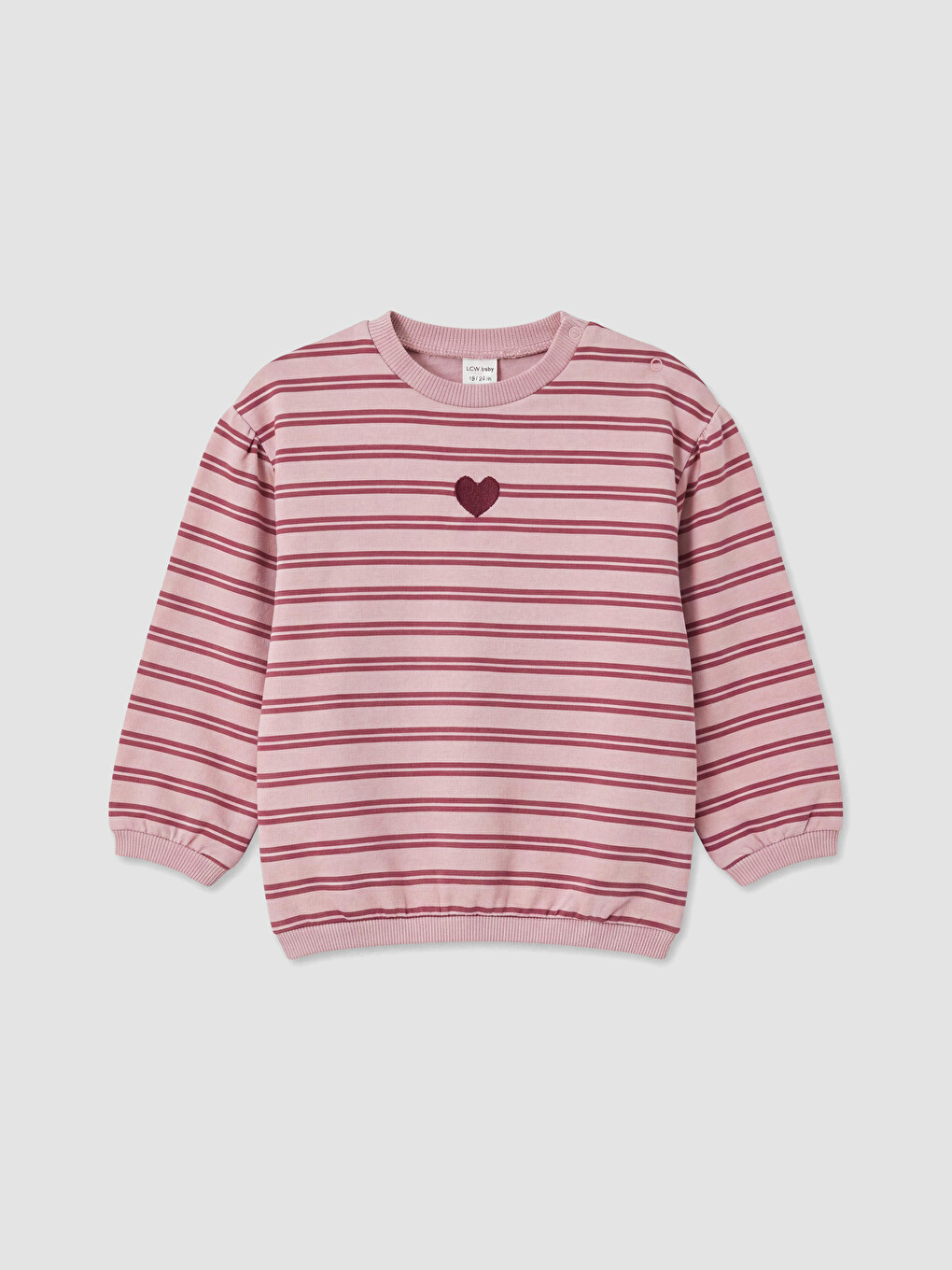 Pembe Kız Bebek Uzun Kollu Tişört 2'li-1