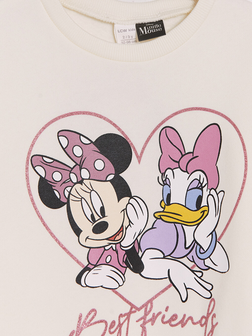 Ekru Minnie Mouse Baskılı Kız Çocuk Takım-3