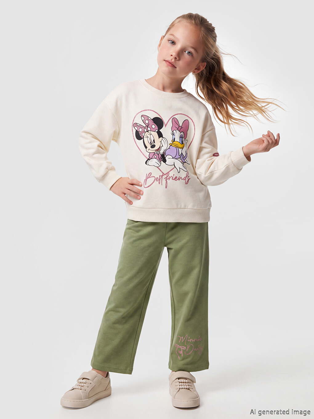 Minnie Mouse Printed Girls' Set-1