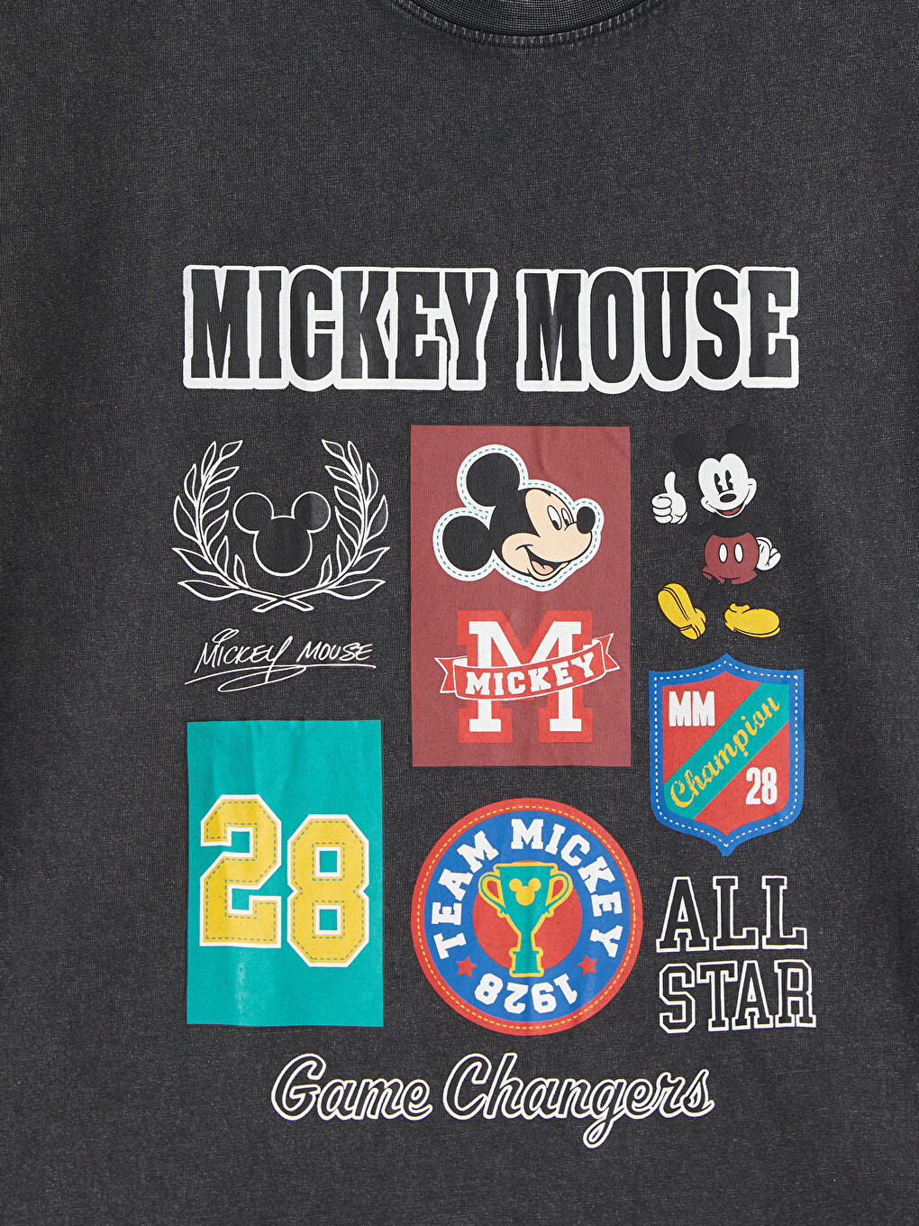 Mickey Mouse Printed Women's T-shirt-5
