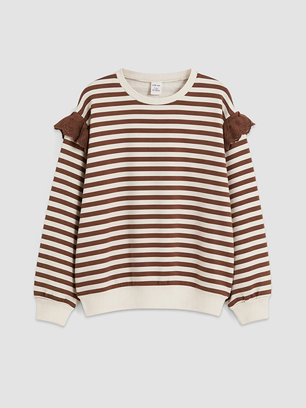 Striped Girls' Sweatshirt