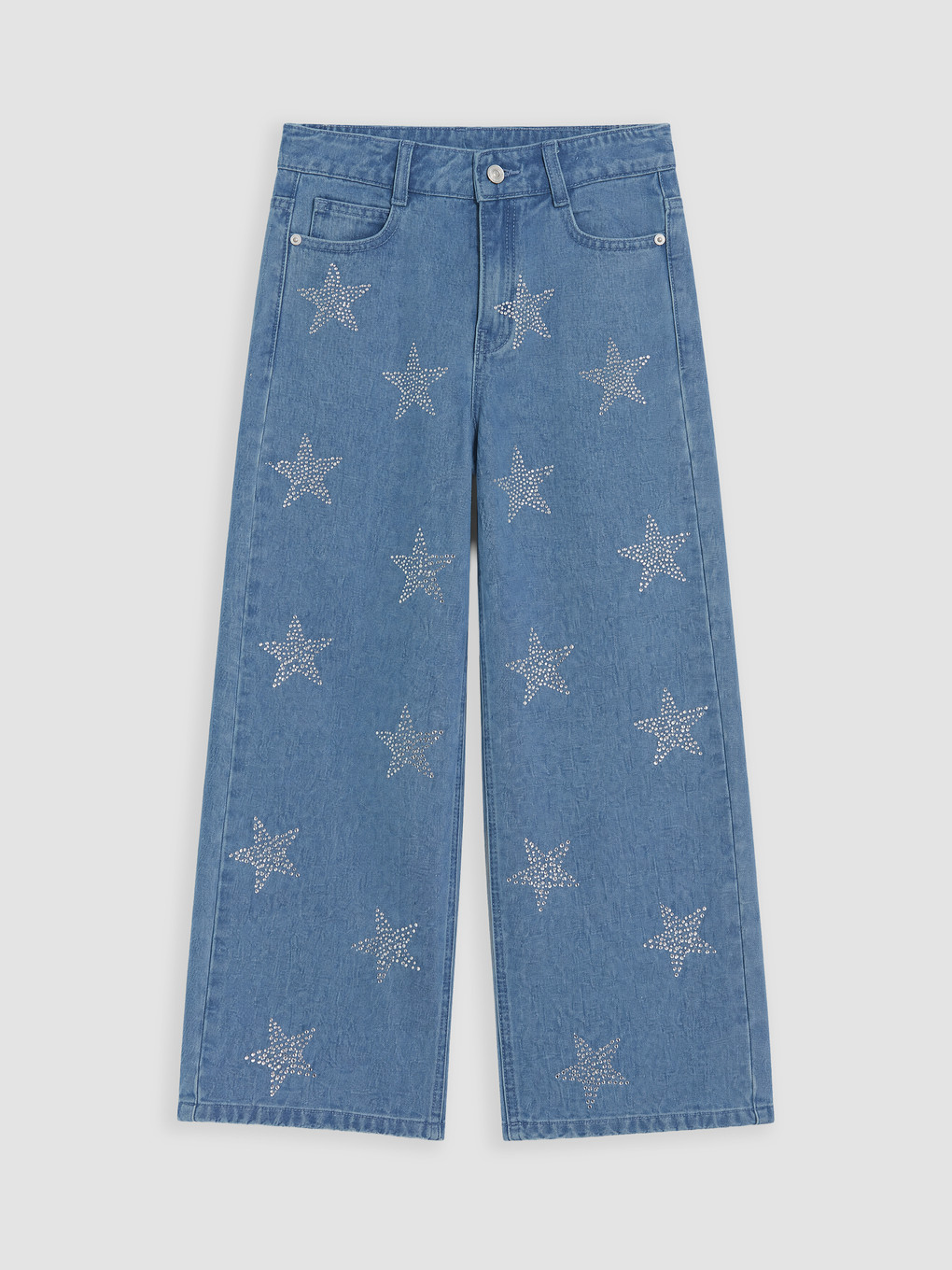 Regular Fit Stoned Girls' Jeans