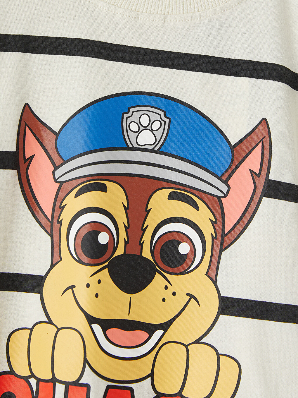 Tricou Băieți Cu Imprimeu Paw Patrol, Cu Guler Rotund-1