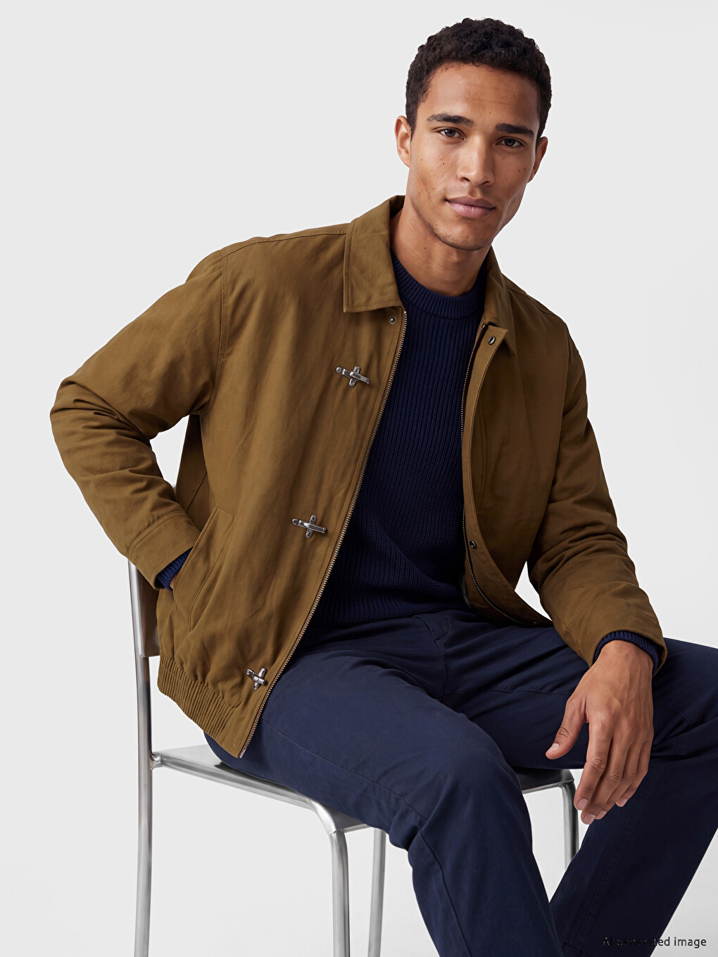 Man Yellow Coat