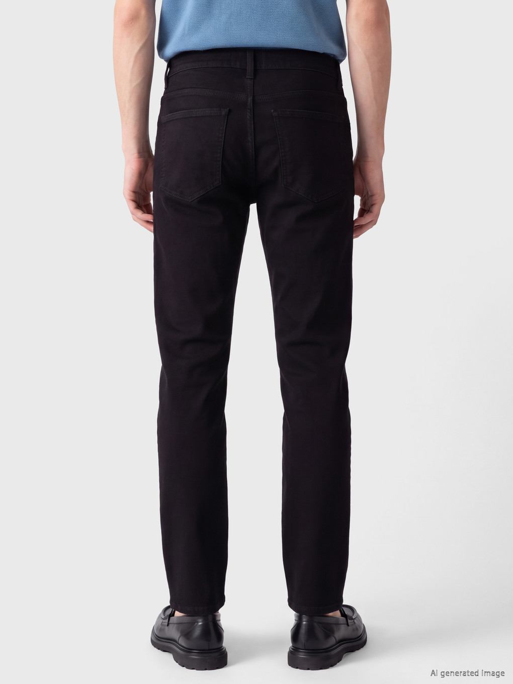 Siyah 779 Regular Fit Polarlı Jean-7