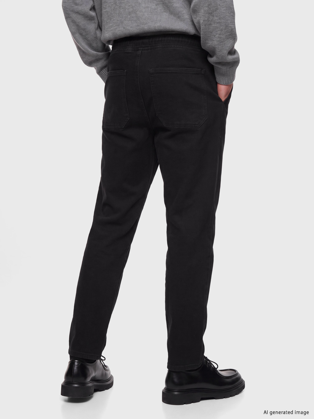 Siyah 700 Straight Fit Şardonlu Jean-3