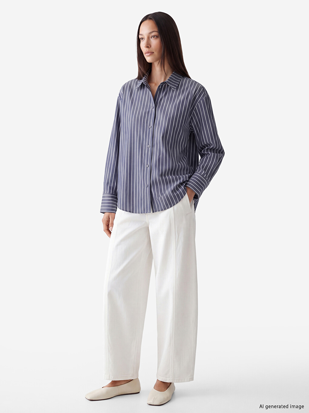 Striped Women's Shirt-1
