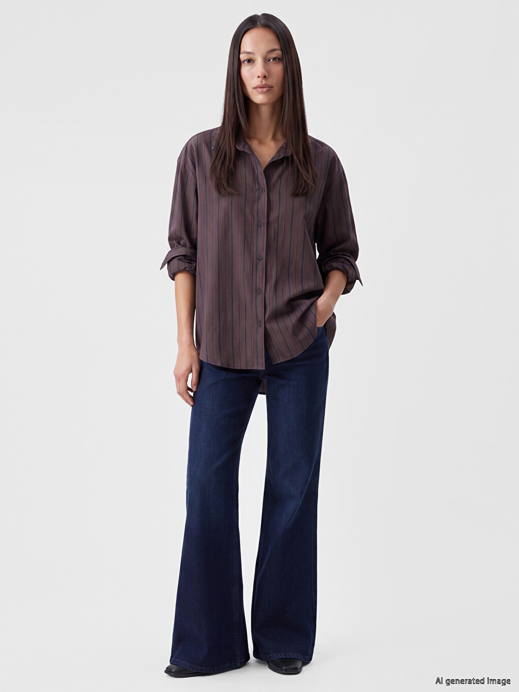Striped Women's Shirt-1