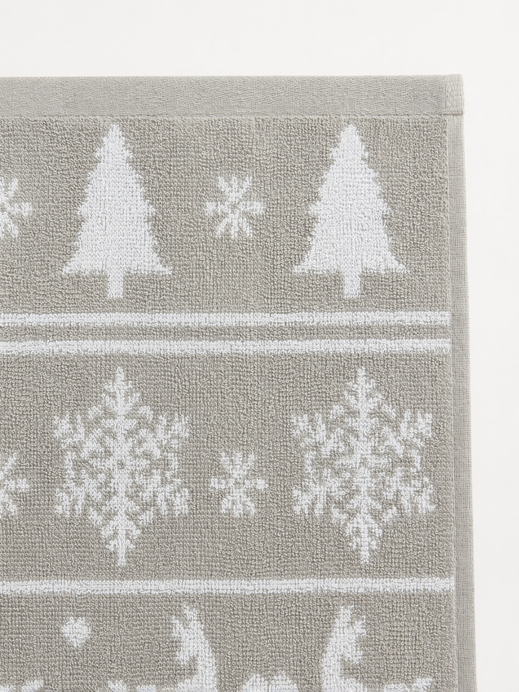 New Year Themed Cotton Face Towel 50x80 Cm-2